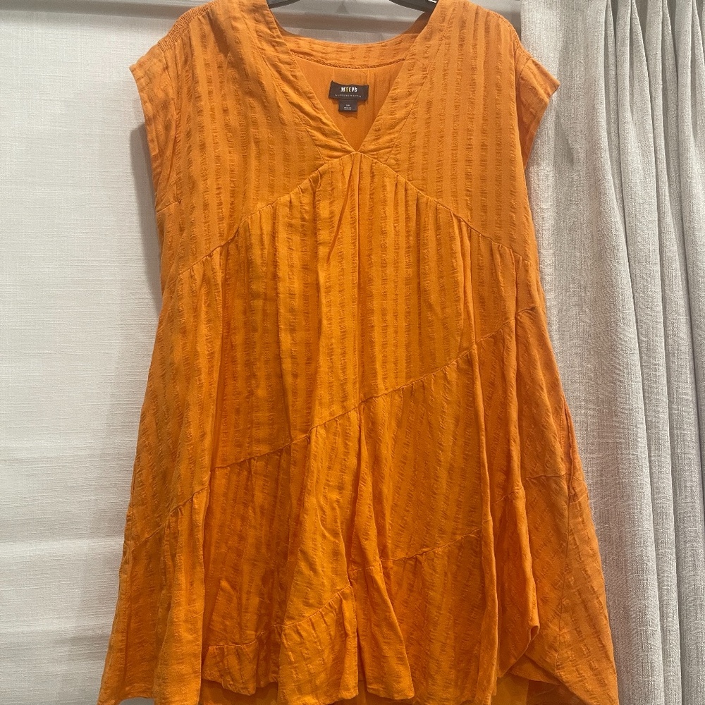 Anthropologie Orange Dress